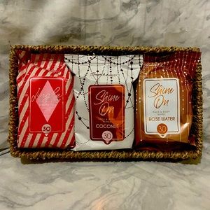 Body and face wipes 3pk